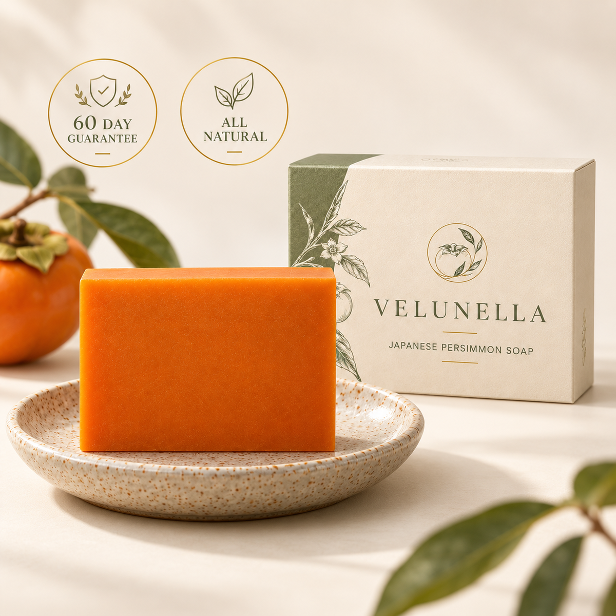 Velunella Deodorizing Persimmon Soap